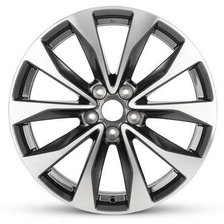 New Wheel For 2016-2018 Nissan Maxima 19 Inch Gun Metal Alloy Rim