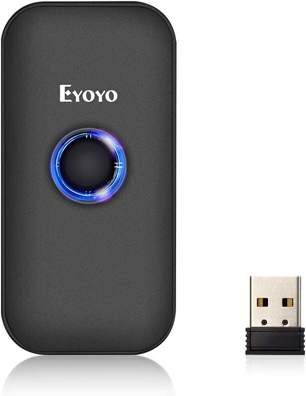 Eyoyo 10pcs/Set Portable 1D Bluetooth Barcode Scanner USB Image Scanning Reader