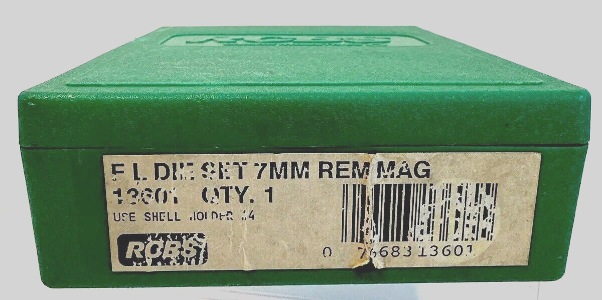 RCBS Reloading 2 Die Set 7mm Remington Mag. Preowned
