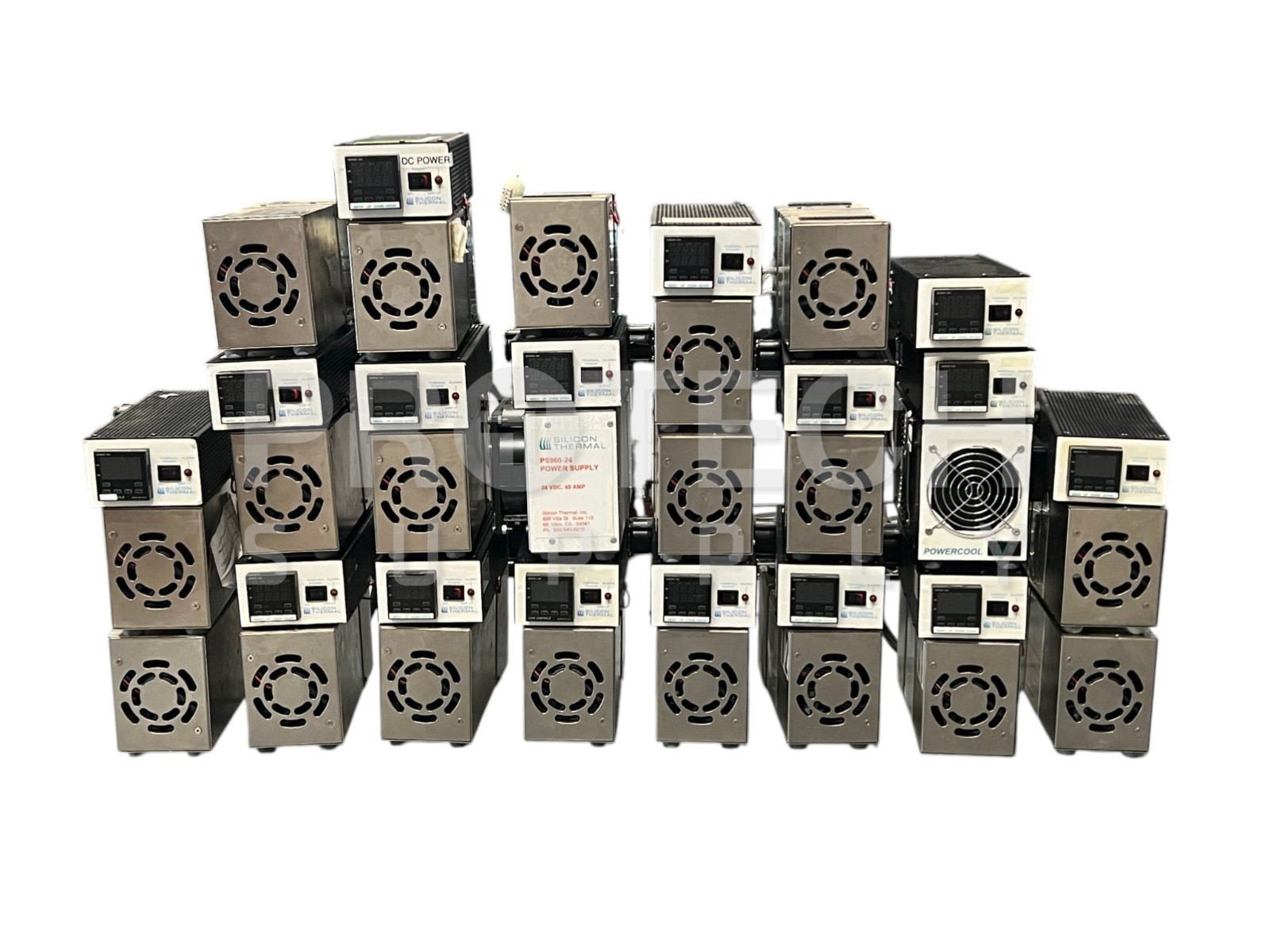 Mixed Lot of Silicon Thermal 16x PS300 Thermal Controller + 21x Power Supply