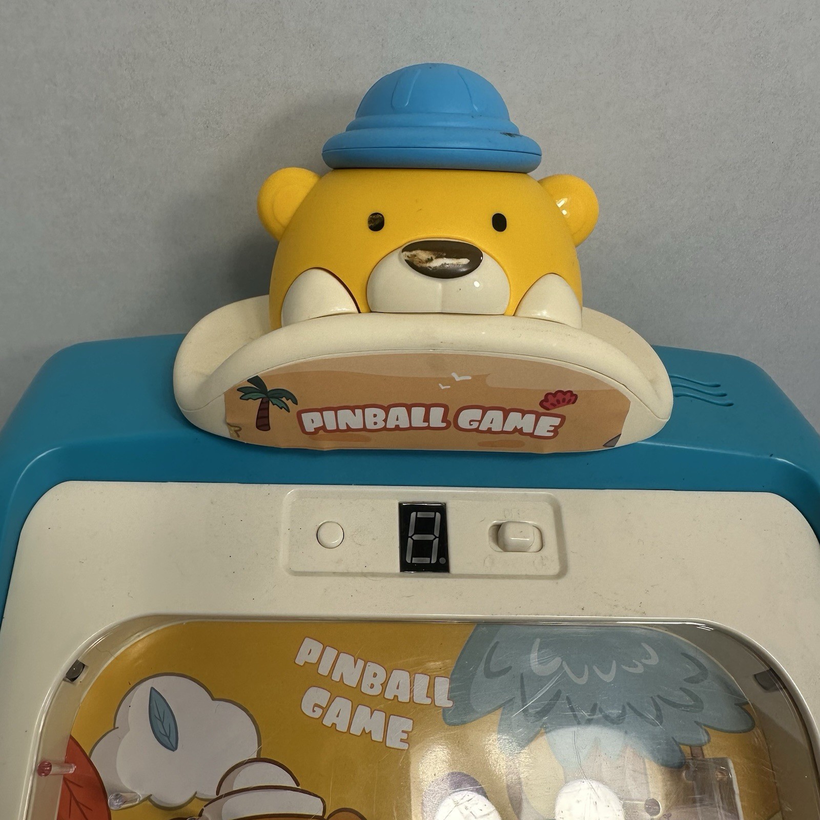 Kids Electronic Pinball Game Machine Tested Working Toy