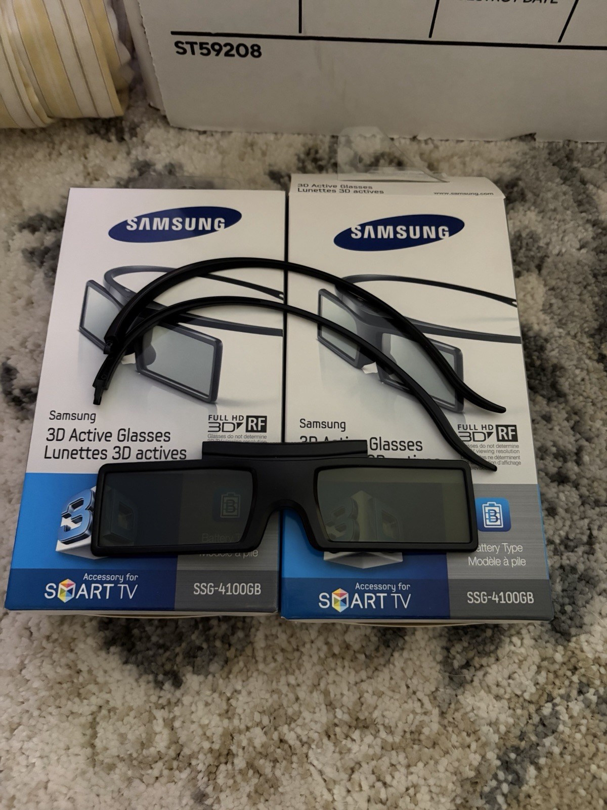 Samsung SSG-4100GB Smart TV 3D Active Glasses 2 Pairs