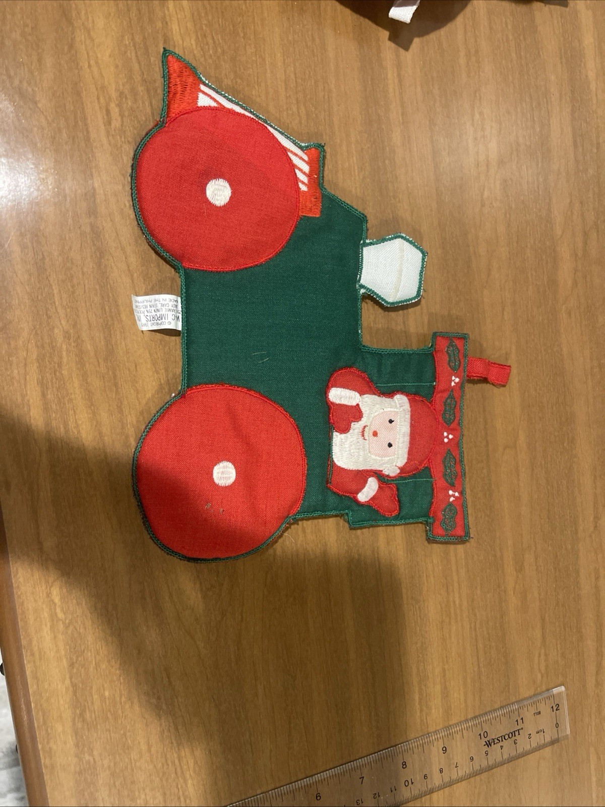 5 Vintage 1984-85 W-C Imports Hot Pads Christmas Variety Lot