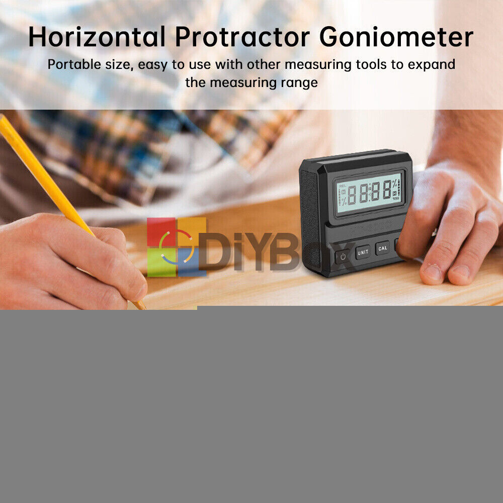 Magnetic Digital Protractor Angle Finder Bevel Gauge Inclinometer Level Meter