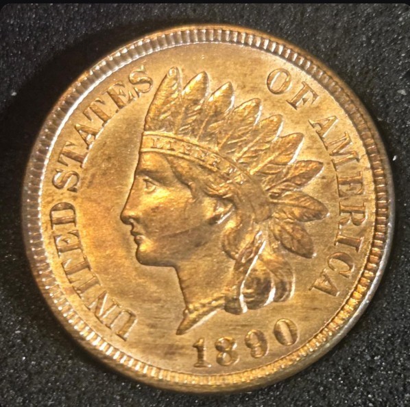 1890 Indian Head Cent - Uncirculated Solid MS+++ NEAR GEM - FREE SHIPPING