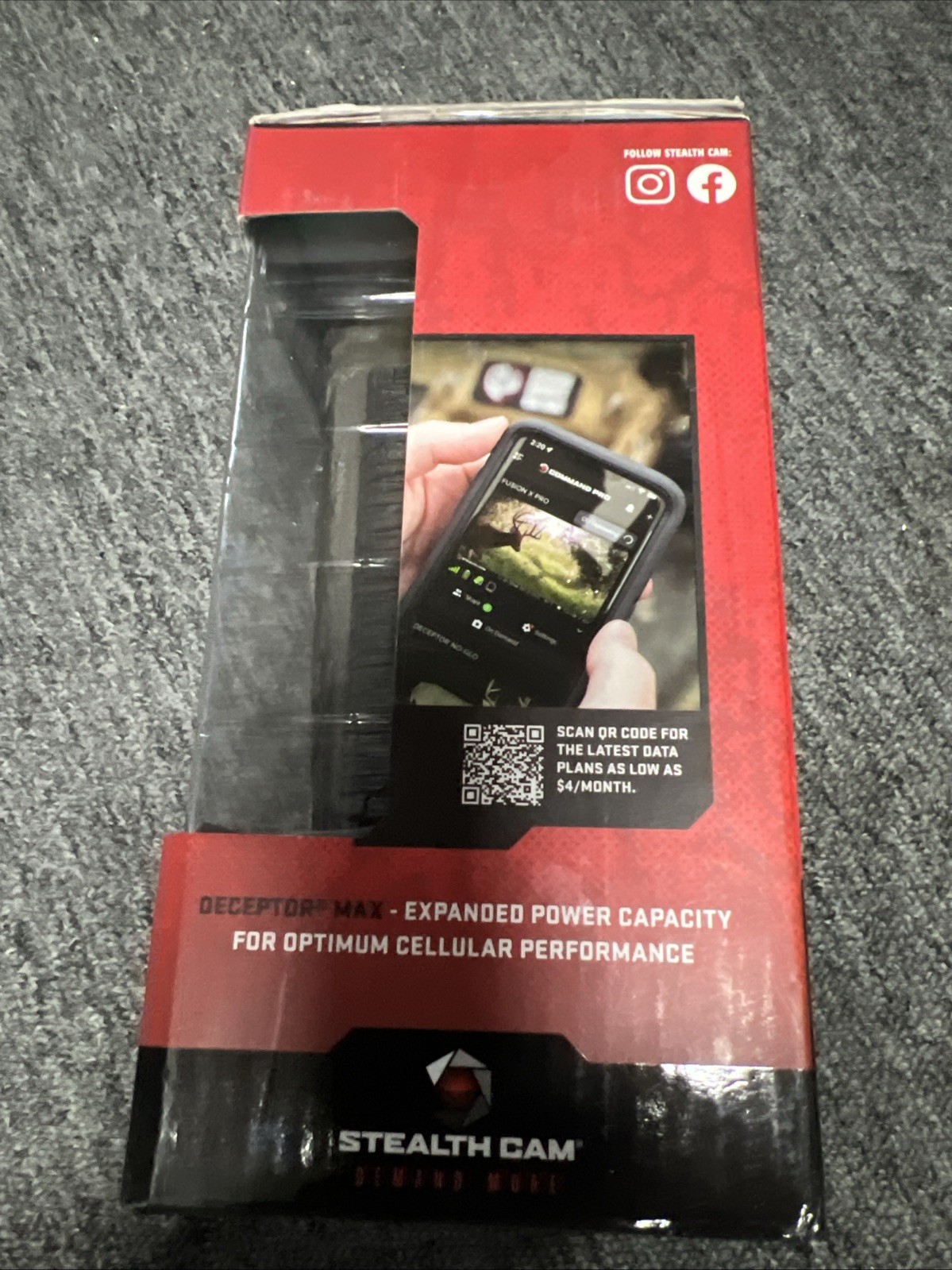 Stealth Cam Deceptor Max 80 Foot Range,40 Megapixel,0.35 Sec Trigger Speed——-6