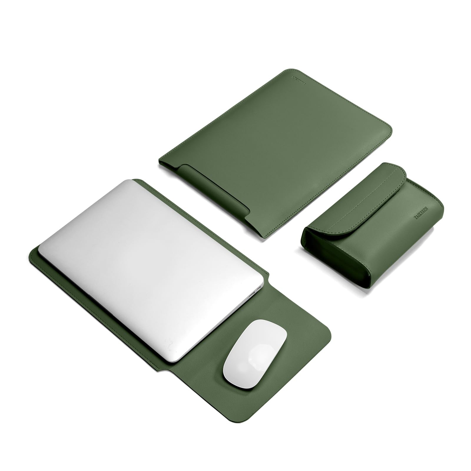 TAIKESEN Laptop Sleeve Bag Compatible with 12-13.3 inch（MacBook M1）, Green