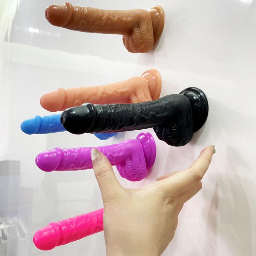 Silicone Suction Cup Dildo Realistic Cock Women Sex Toys Thick Dong NEW Women SM