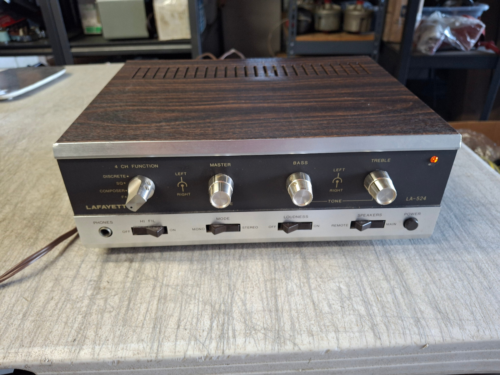Vintage Lafayette LA-524 Transistor Stereo Hi-Fi Amplifier