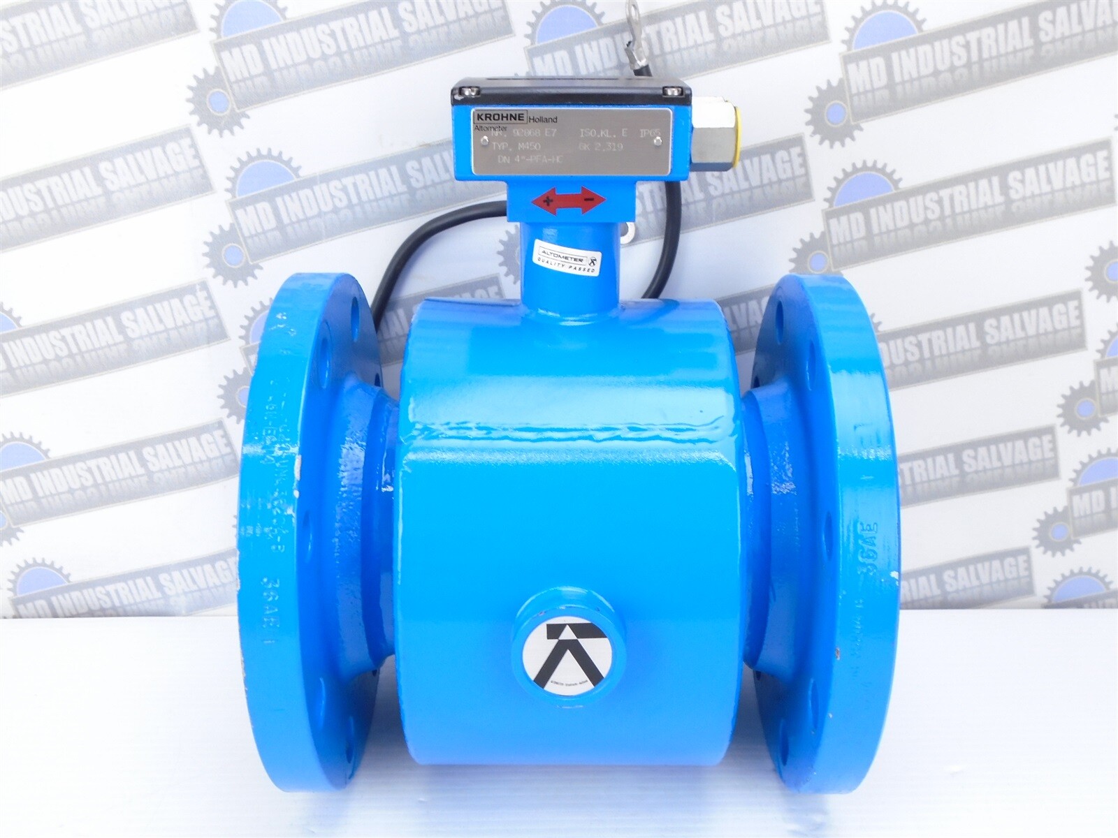 KROHNE Altometer - M450 - ELECTROMAGNETIC FLOWMETER - DN 4"-PFA-HC, GK 2.319 NEW
