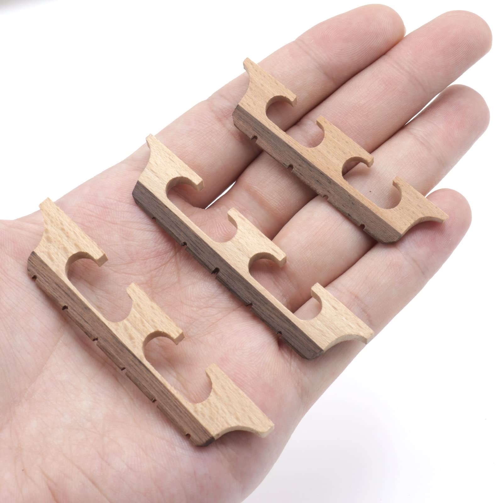 Cheerock 5-String Banjo Bridge, Ebony Maple Bridge 5 string, natural