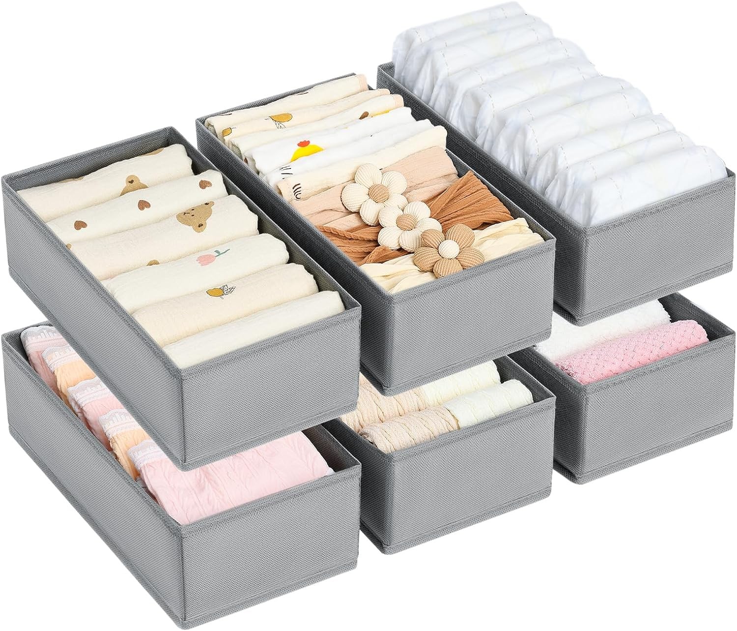 Drawer Organizer Clothes - Underwear Organizer Small Sock Organizer Closet