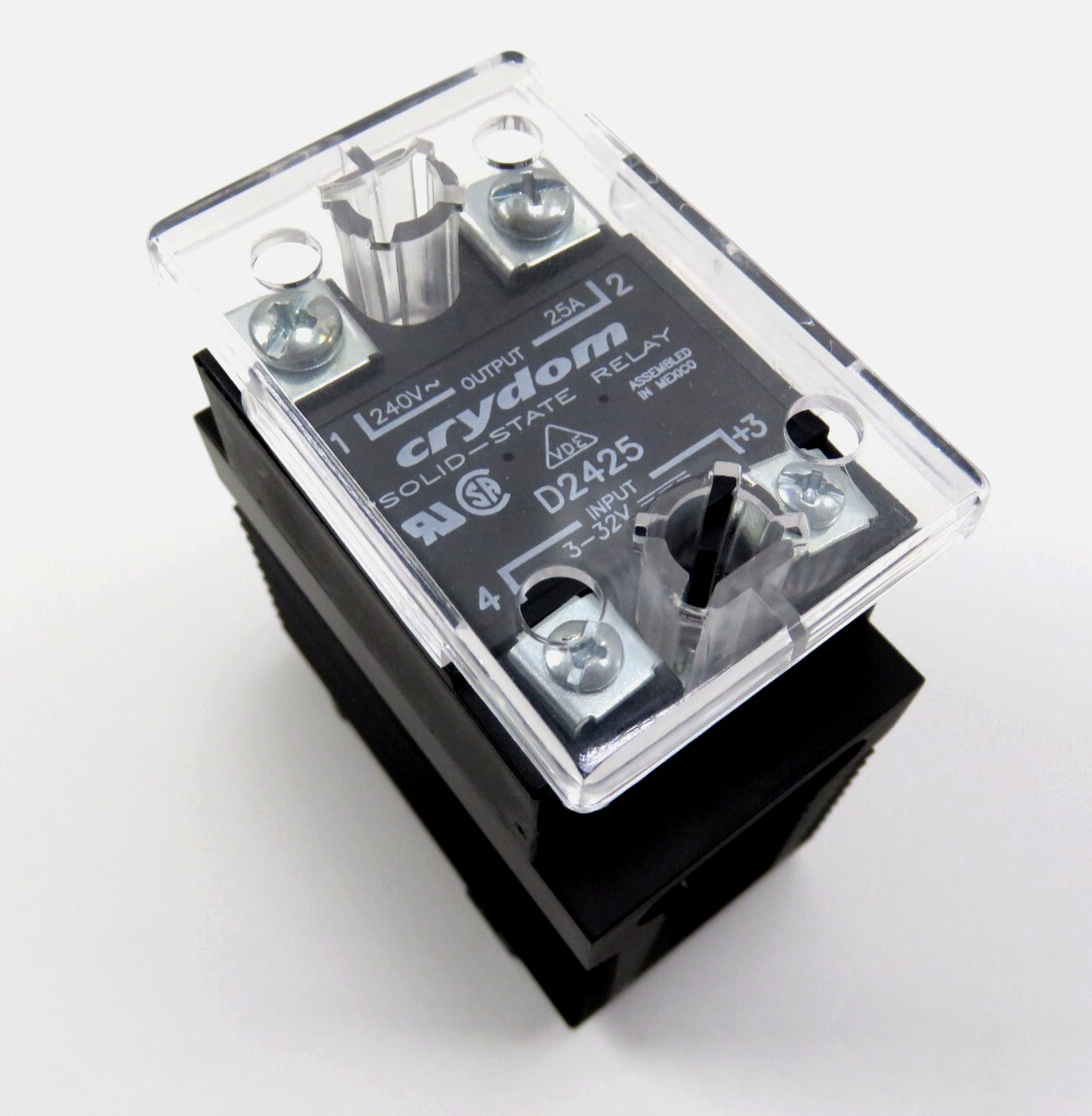 **New** Crydom D2425 Solid State Relay w/ HBC Controls HBC-25DA Heat Sink