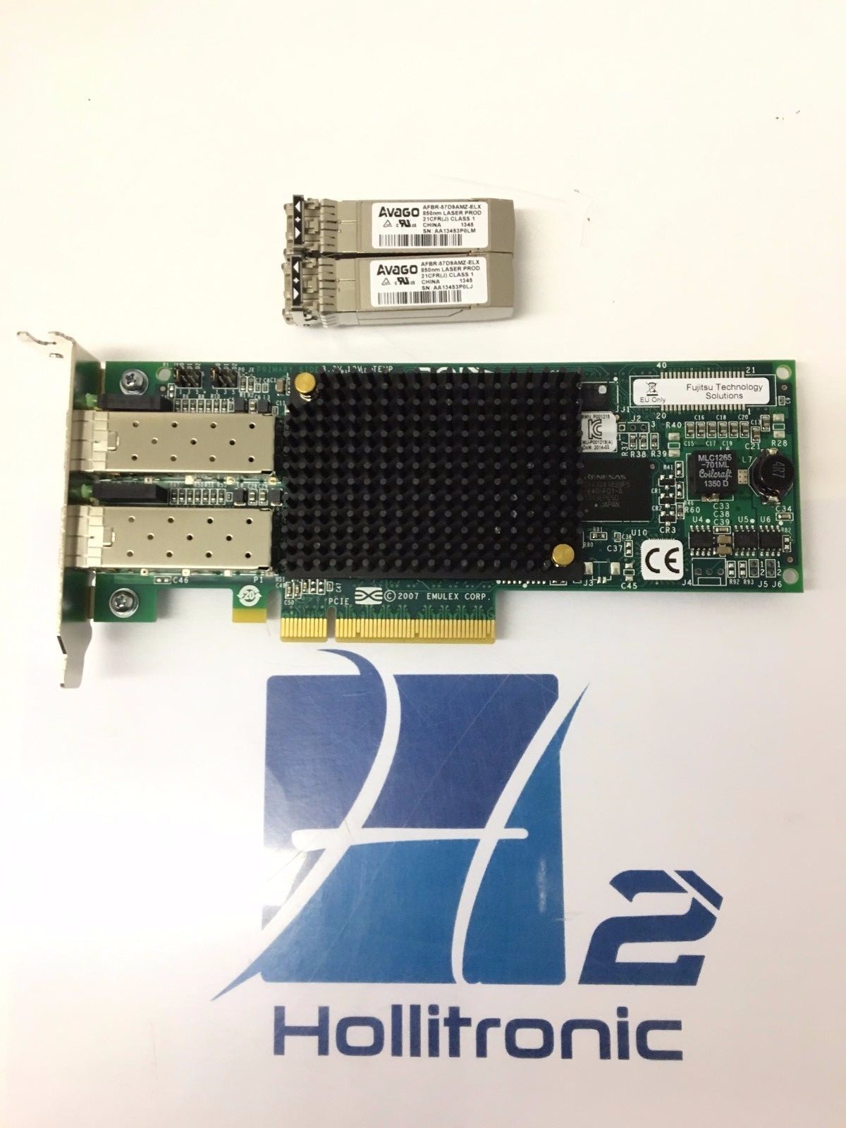 DELL Emulex Dual Port 8GB PCI-e FC HBA LPE12002 w/ SFPs