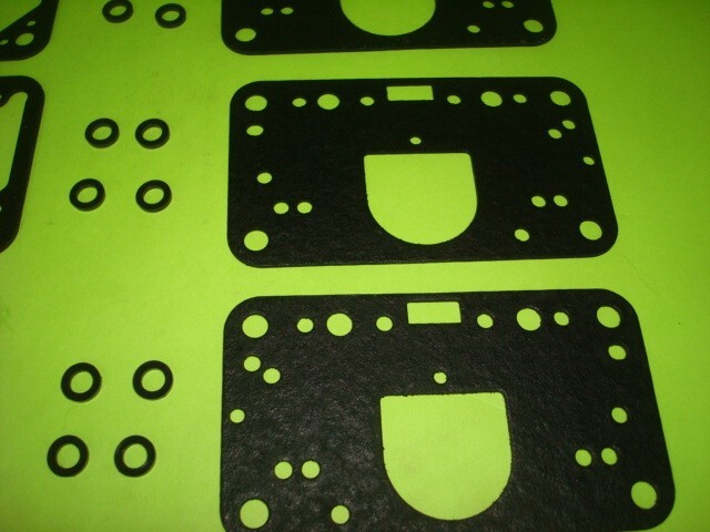 DEMON SIX SHOOTER CARBURETOR 2 BBL BOWL SERVICE PACK BLACK COATED GASKETS