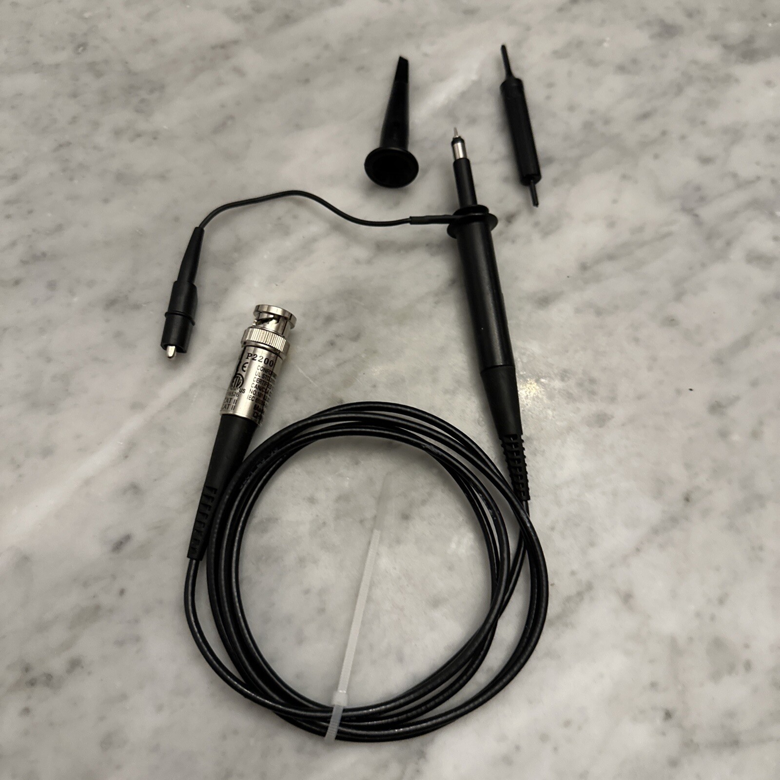 TEKTRONIX P2200 200 MHz Probe -Tested -With Accessories
