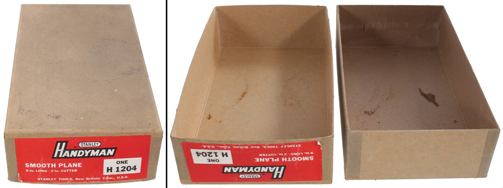 Orig. Pasteboard Box for Stanley No. H1204 Handyman Plane - mjdtoolparts