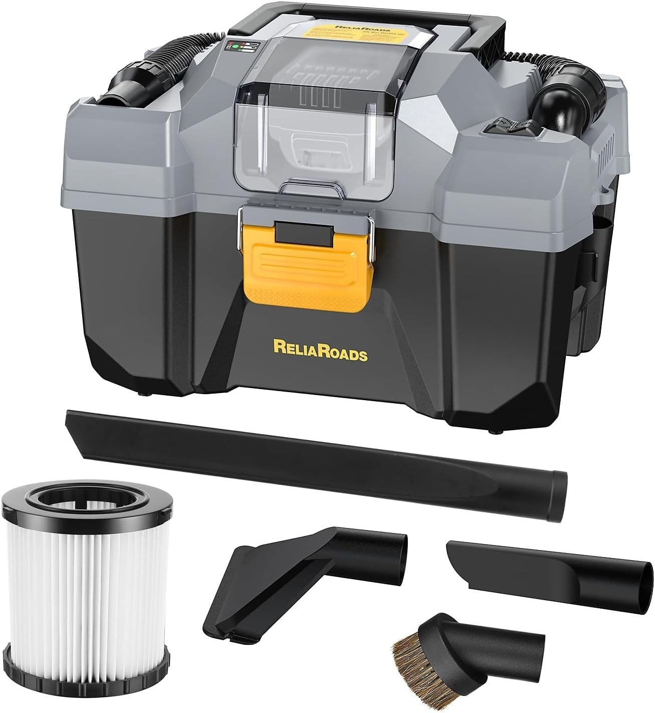 20V Cordless Vacuum Cleaner - Wet and Dry Use, 2.6 Gallon Capacity