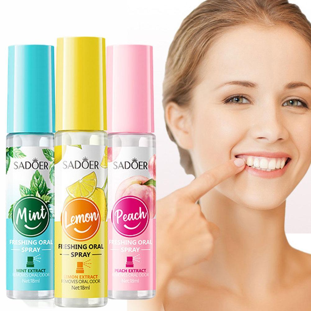 Breath Freshener Spray Bad Odor Halitosis Remove Treatment Clean Mouth д} T R4O8
