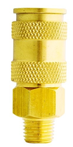 Milton Industries S-767 HI-Flo V-Style -FeetA,M,V-Feet 3/8-Inch MNPT Brass Body,