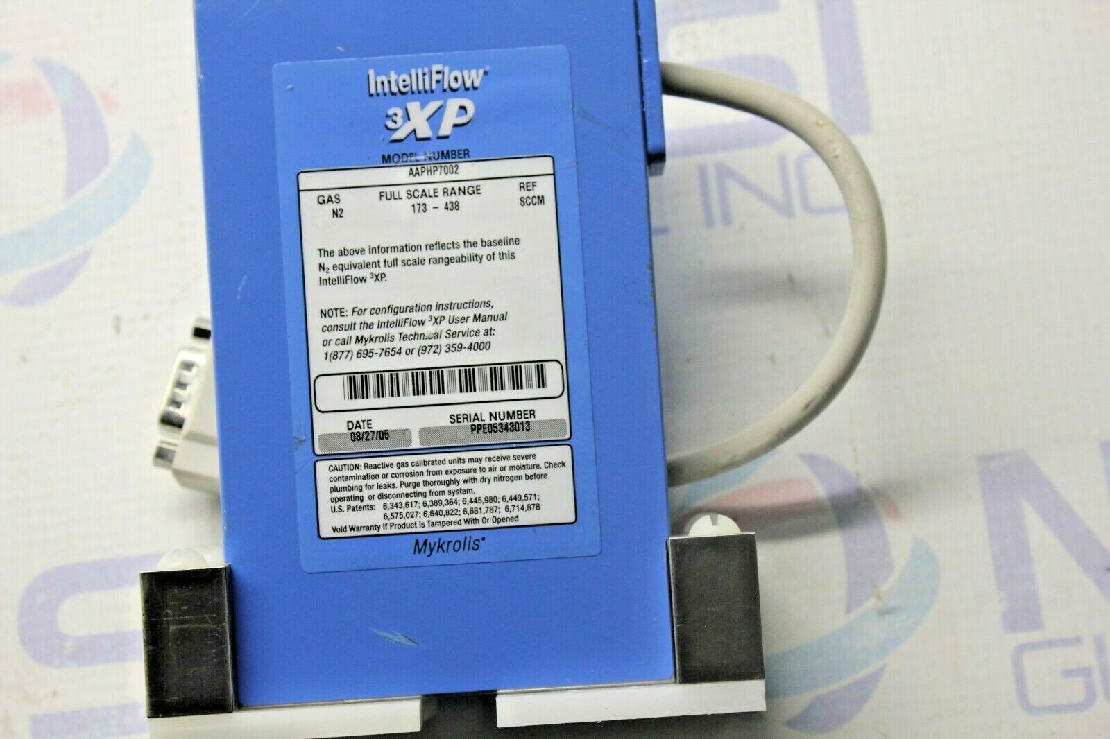 MYKROLIS INTELLIFLOW 3XP AAPHP7002 N2 50 SCCM Mass Flow Controller