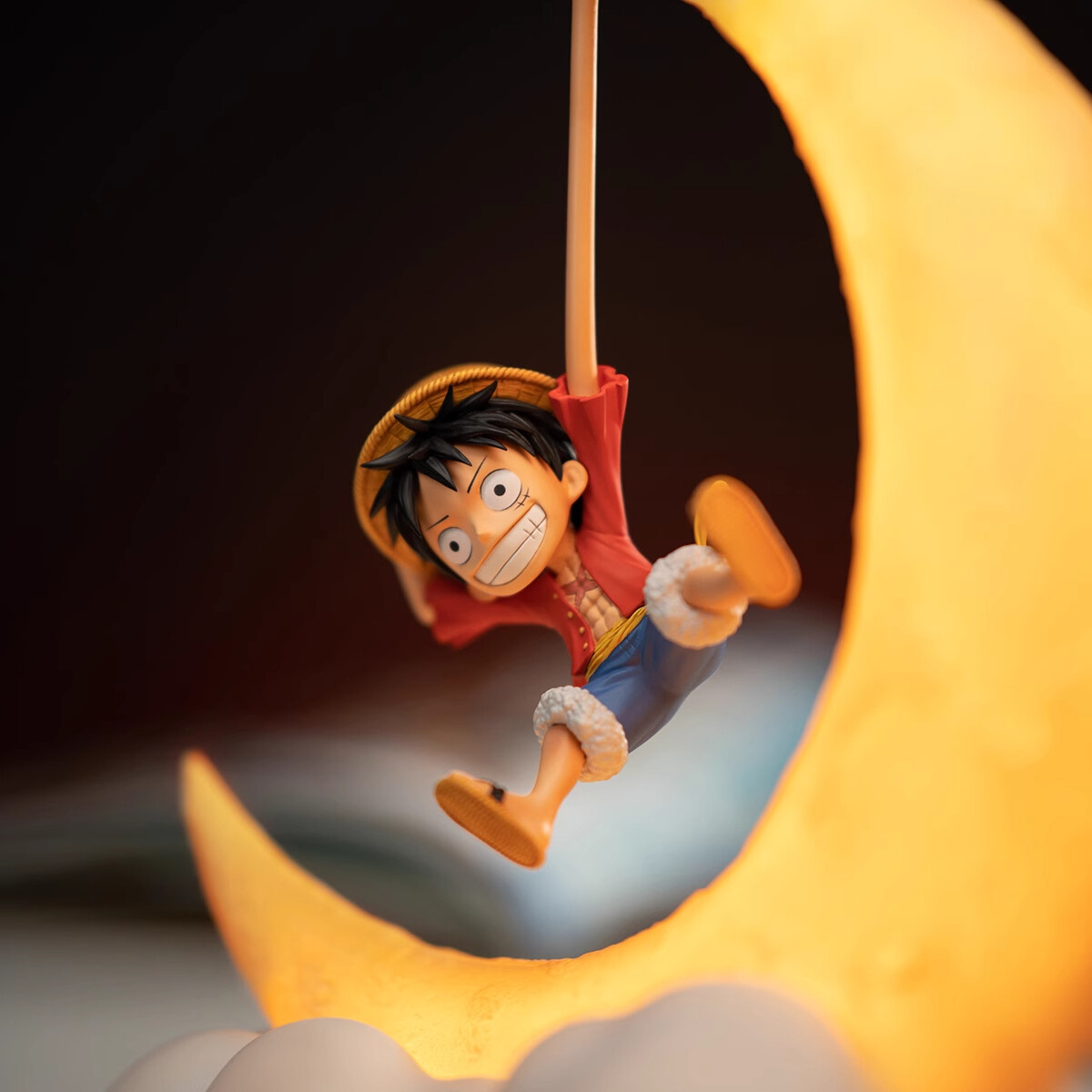 ONE PIECE Official Luffy Night Light Sensor Control Table LED Lamp Doll Toy Gift