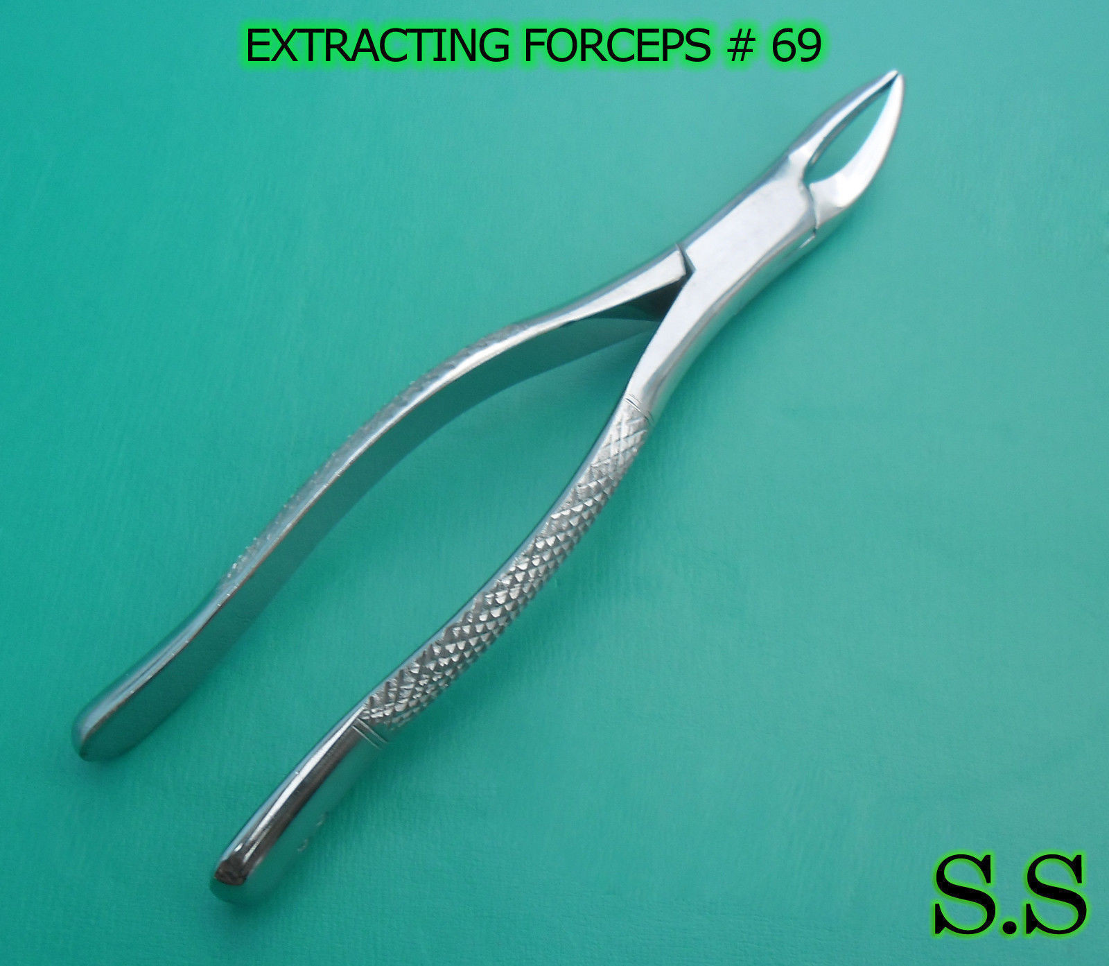 3 PIECES EXTRACTING FORCEPS DENTAL SURGICAL INSTRUMENTS 69