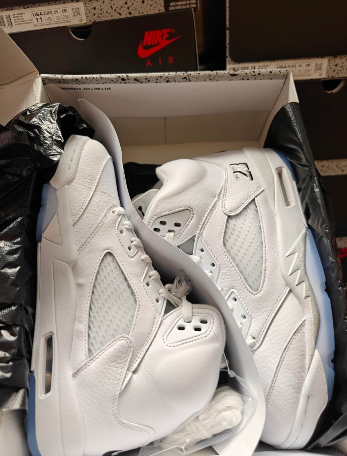 Nike Air Jordan 5 Retro White Metallic 2026 Men's size HQ7978-103 NEW