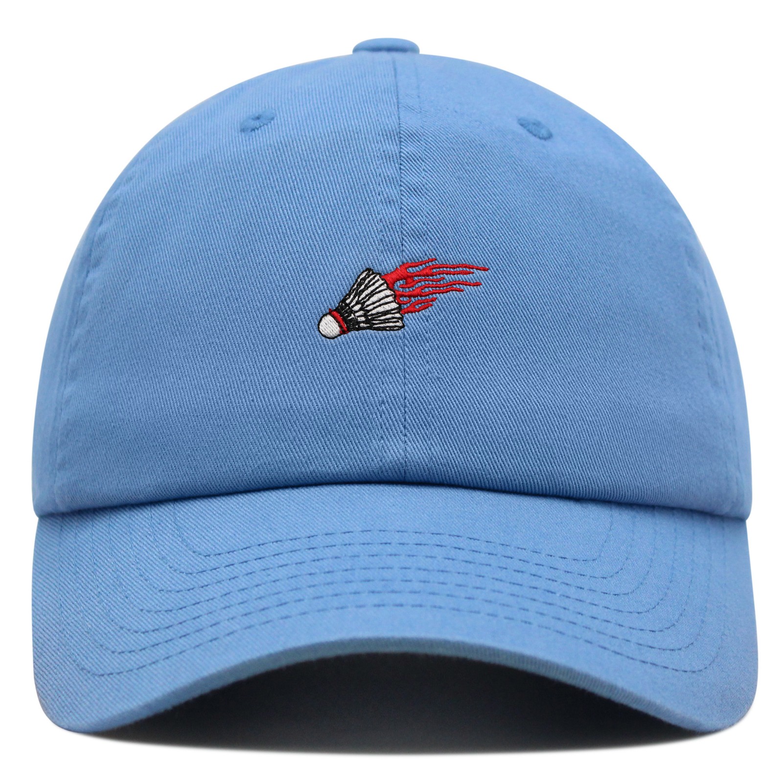JPAK Badminton Shuttlecock Premium Dad Hat Embroidered Cotton Adjustable Sports
