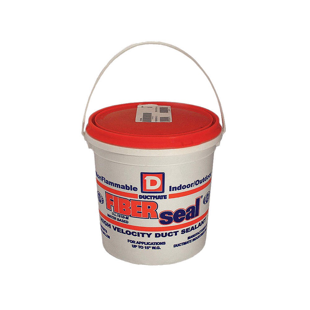 DUCTMATE GRFIBERSEAL1 Acrylic Latex Sealant,Gray,FIBERseal 6EJZ7