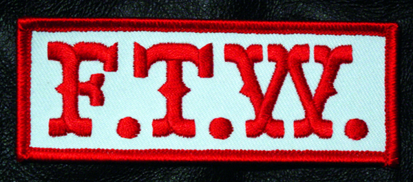 Son of outlaw FTW Biker anarchy gang 4 inches iron on sew on embroidered Patch