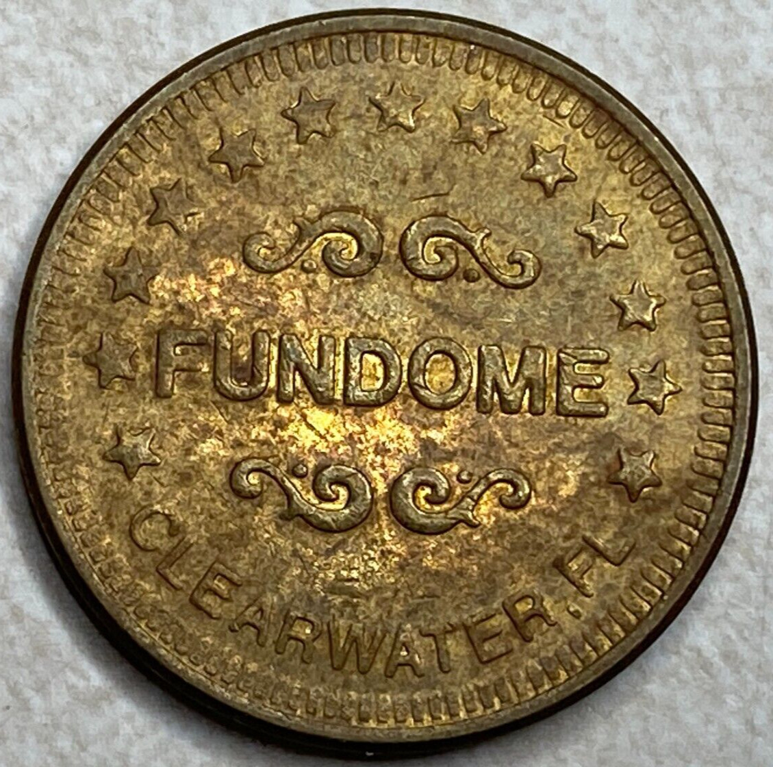 Fundome Fun Dome Clearwater FL Game Arcade Trade Token T3823