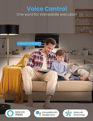 Smart WiFi Plug 5GHz & 2.4GHz, Remote Control Outlet Socket, Works with Alexa, 2