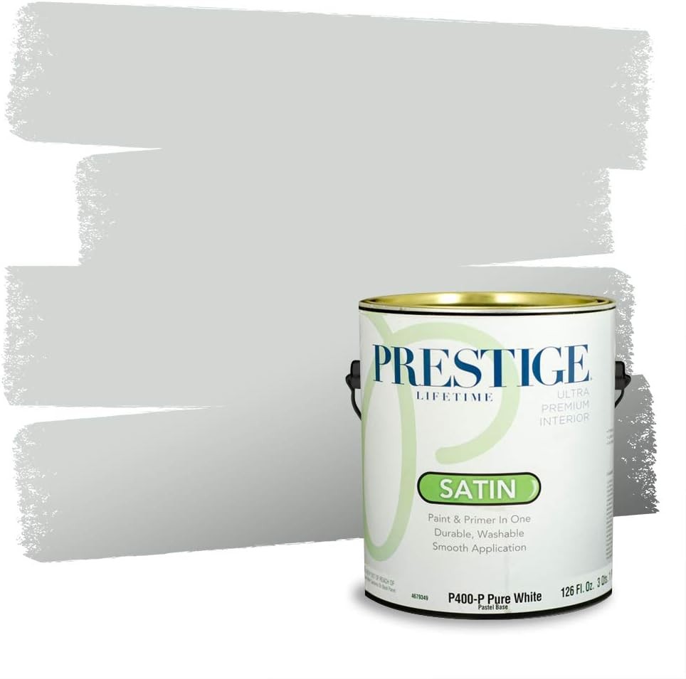 Interior Paint & Primer in One 1-Gallon Eggshell Comparable Match of Behr* Quiet