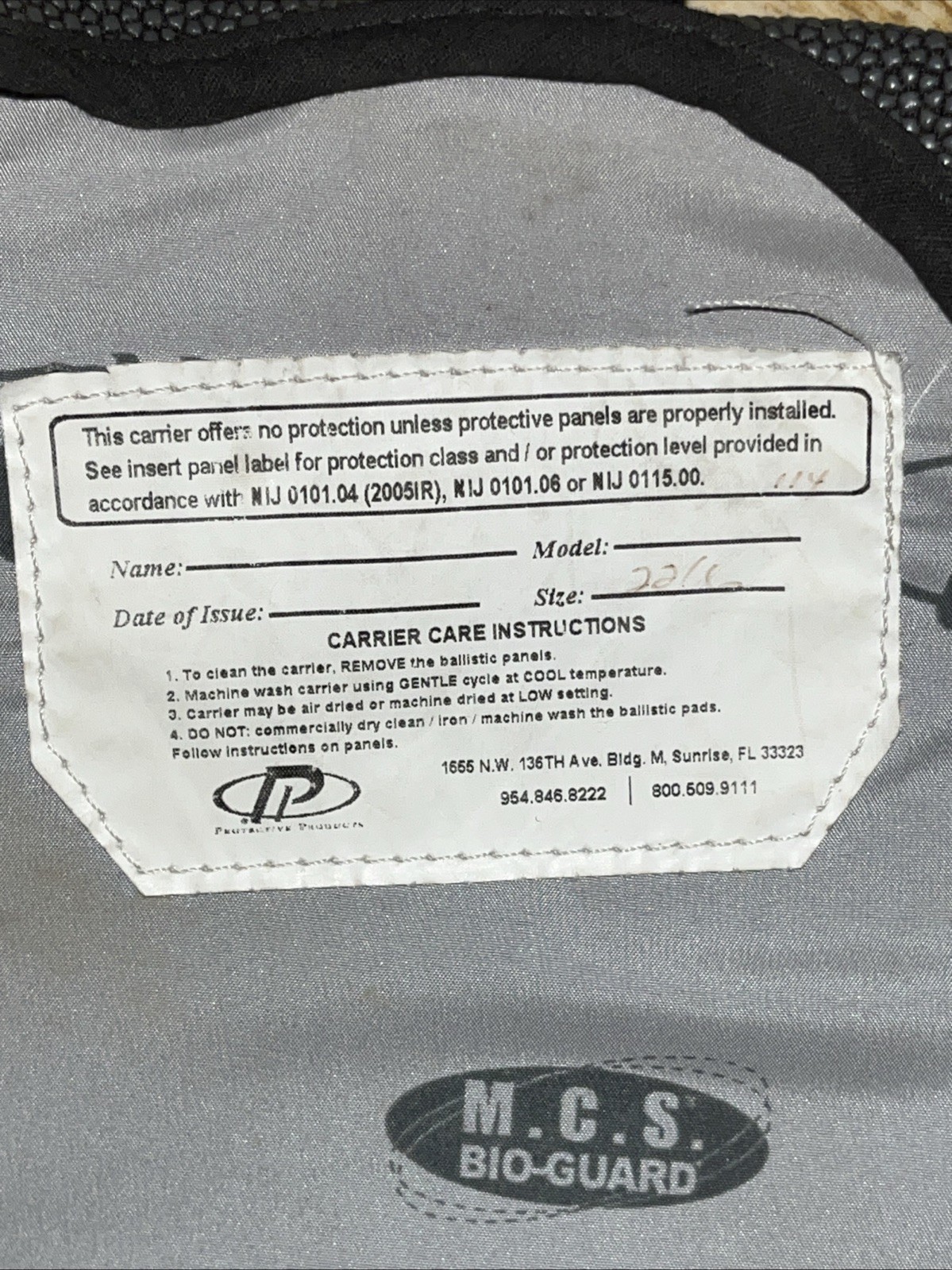 Level 111A Body Armor