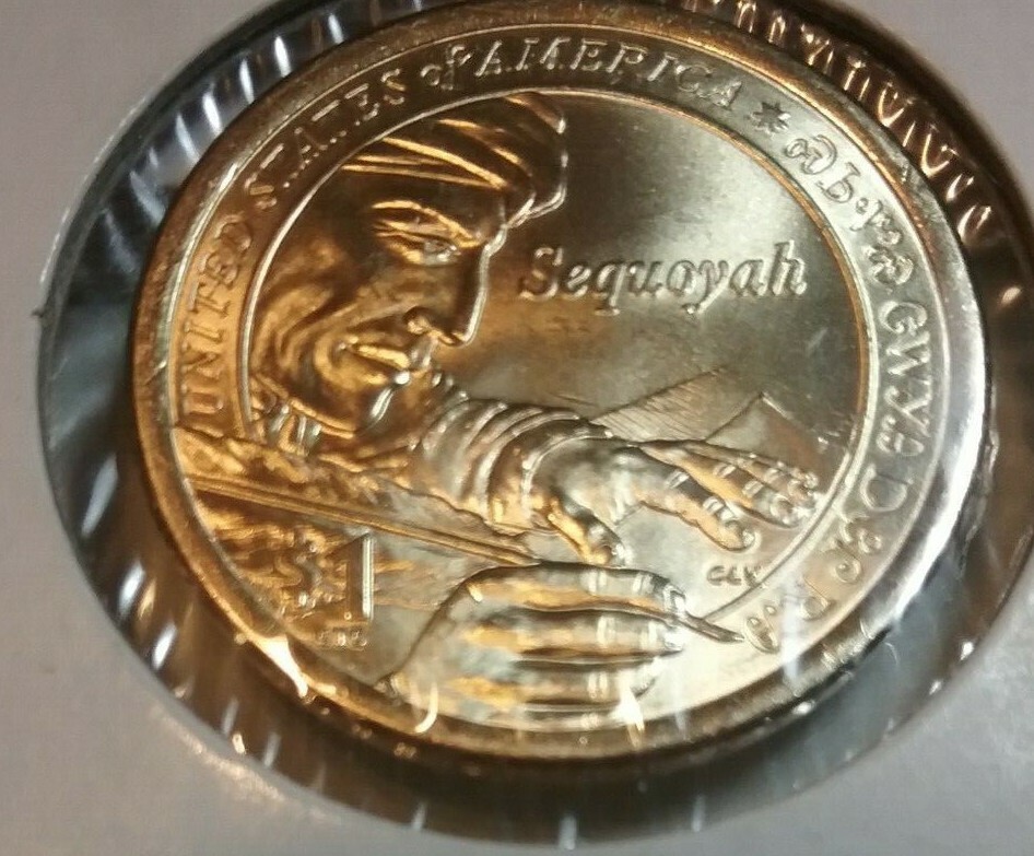 2017 Native American Sacagawea D Dollar - BU - Uncirculated - Sequoyah