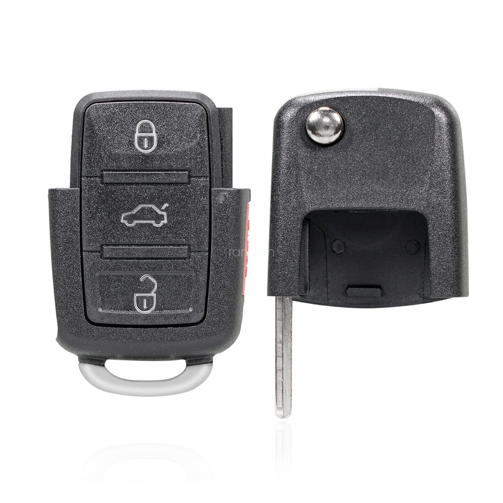 4 Button Key Fob Case Shell Replacement For VW Golf MK4 Beetle Jetta Passat GTI