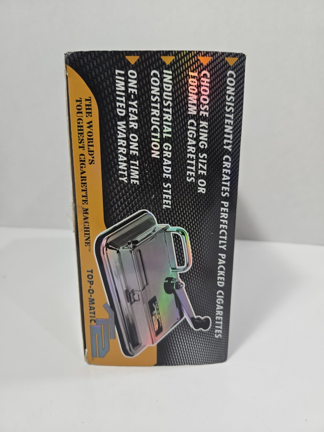 TOP-O-MATIC-T2'CIGARETTE ROLLING MACHINE W/BOX