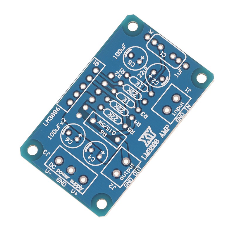 DC ±20-28V 68W LM3886TF HIFI power amplifier board PCB parallel bare boa BH Akj