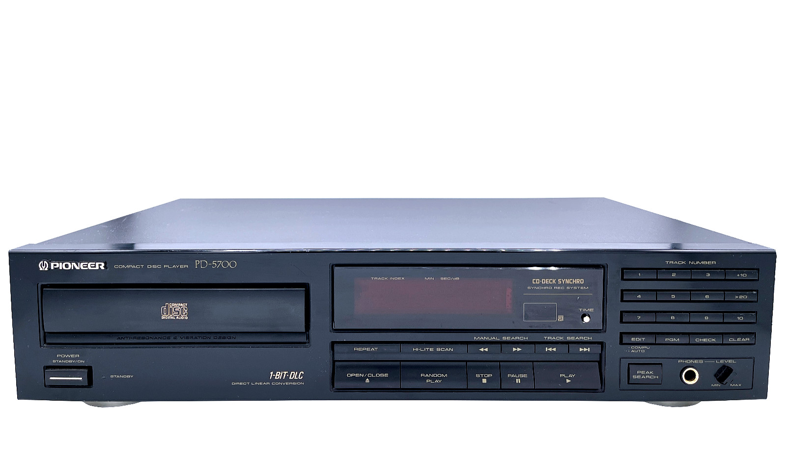 Vintage Pioneer PD-5700 Compact Disc CD Player Tokyo Japan 1991 Parts / Repair