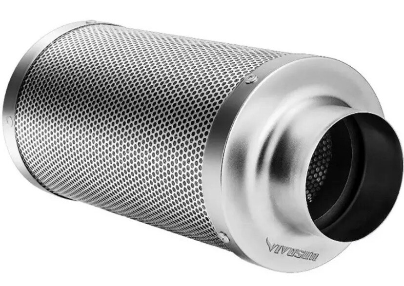 Vivosun Filter 4" x 14" Air Carbon Filter Odor Control ~ New B2