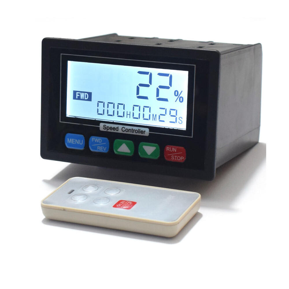 LCD Digital Display PWM DC Motor Speed Controller DC10-55V with Remote Control
