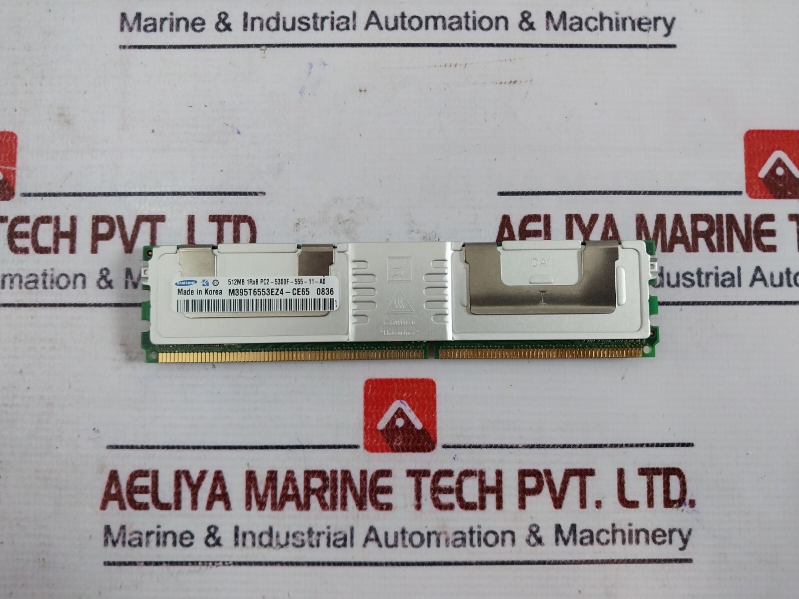 SAMSUNG M395T6553EZ4-CE65 512MB 1RX8 PC2-5300F-555-11-A0 Buffered Memory Module