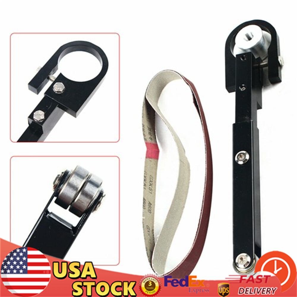 Angle Grinder Belt Sander Attachment Metal Wood Sanding Grinding Machine Bracket