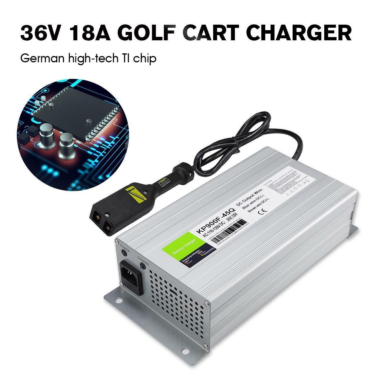 36 Volt 18 Amp Golf Cart Battery Charger For Ez Go Club Car EZgo TXT Yamaha USA