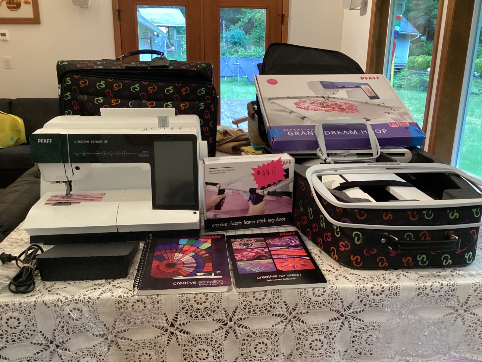 Pfaff Creative Sensation sewing and embroidery machine