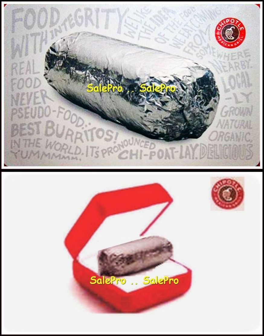 2x CHIPOTLE USA 2011 MEXICAN BURRITO DIAMOND BOX RARE COLLECTIBLE GIFT CARD LOT
