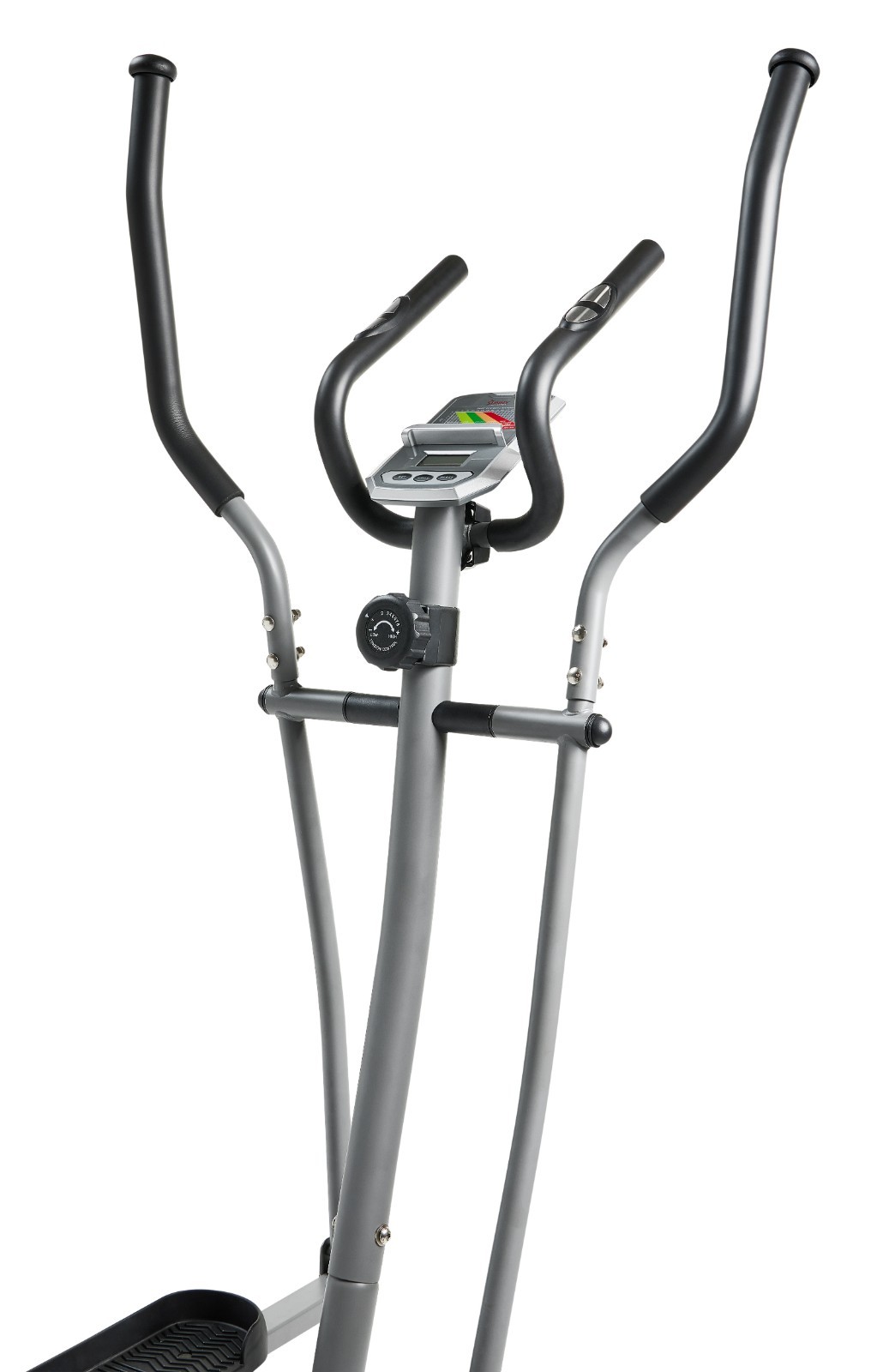 Compact Elliptical and Bike Exercise Machine Dual Mode Adjustable Resistance