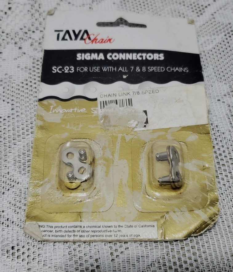TAYA CHAIN SC-23 SIGMA CONNECTORS FOR USE WITH ALL 7 & 8 SPEED CHAINS