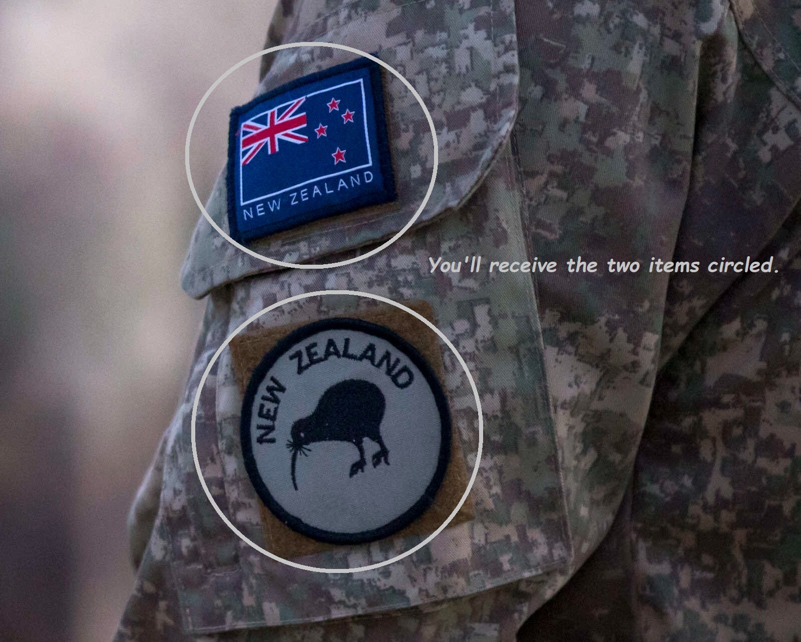 NATO JOINT SP OP TASK FORCE AFGHANISTAN JSOTF-A SAS NEW ZEALAND KIWI vêlkrö 2-PC